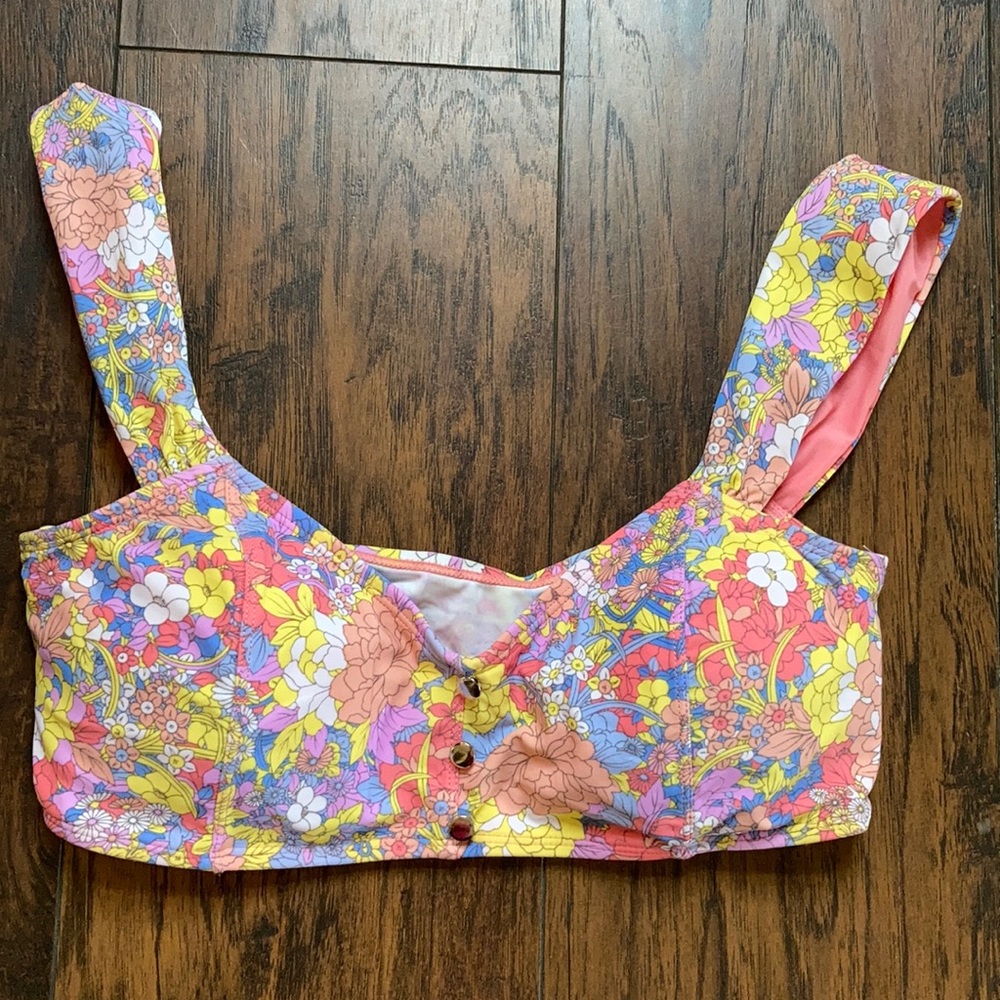 BP. Floral Bikini Top